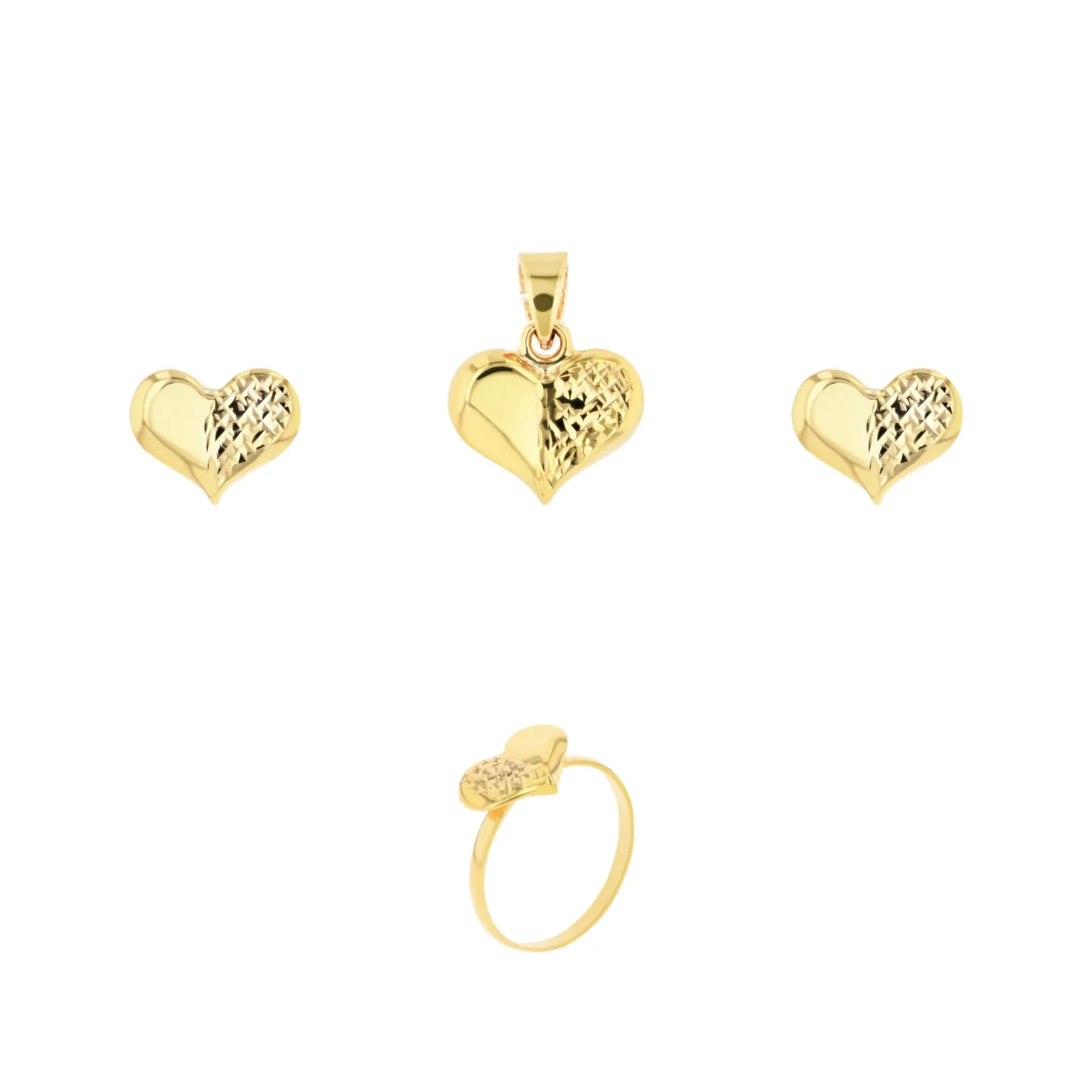 21K Gold Pendant Set