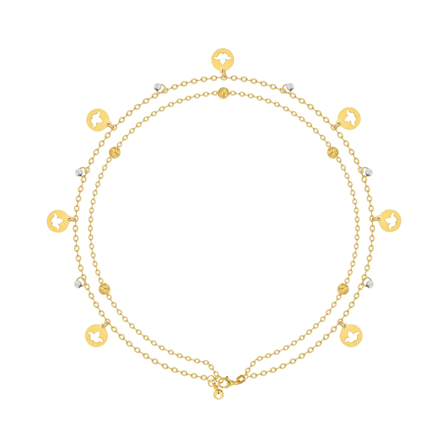 21K Gold Anklet