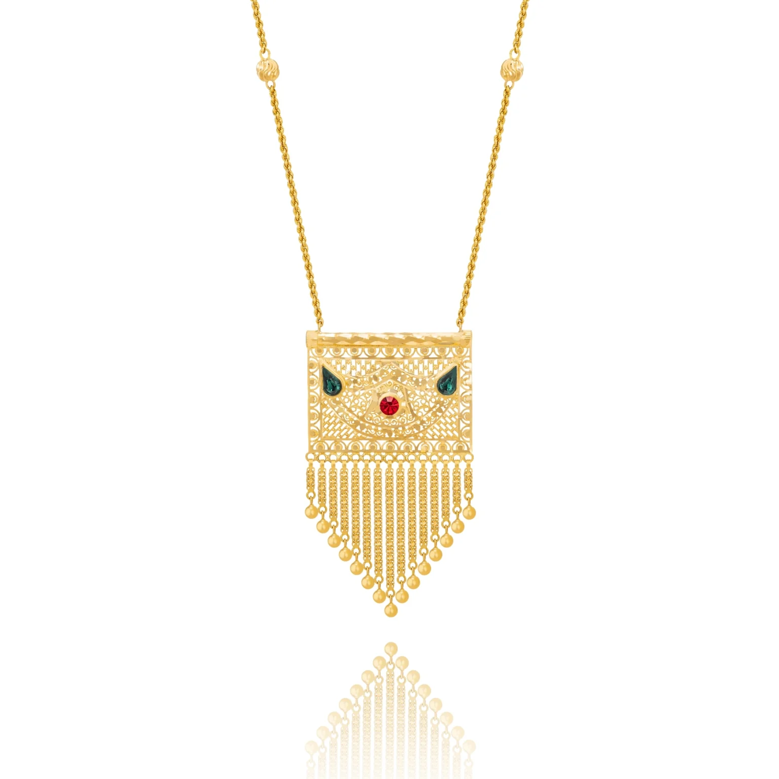 21K Traditional Gold Necklace