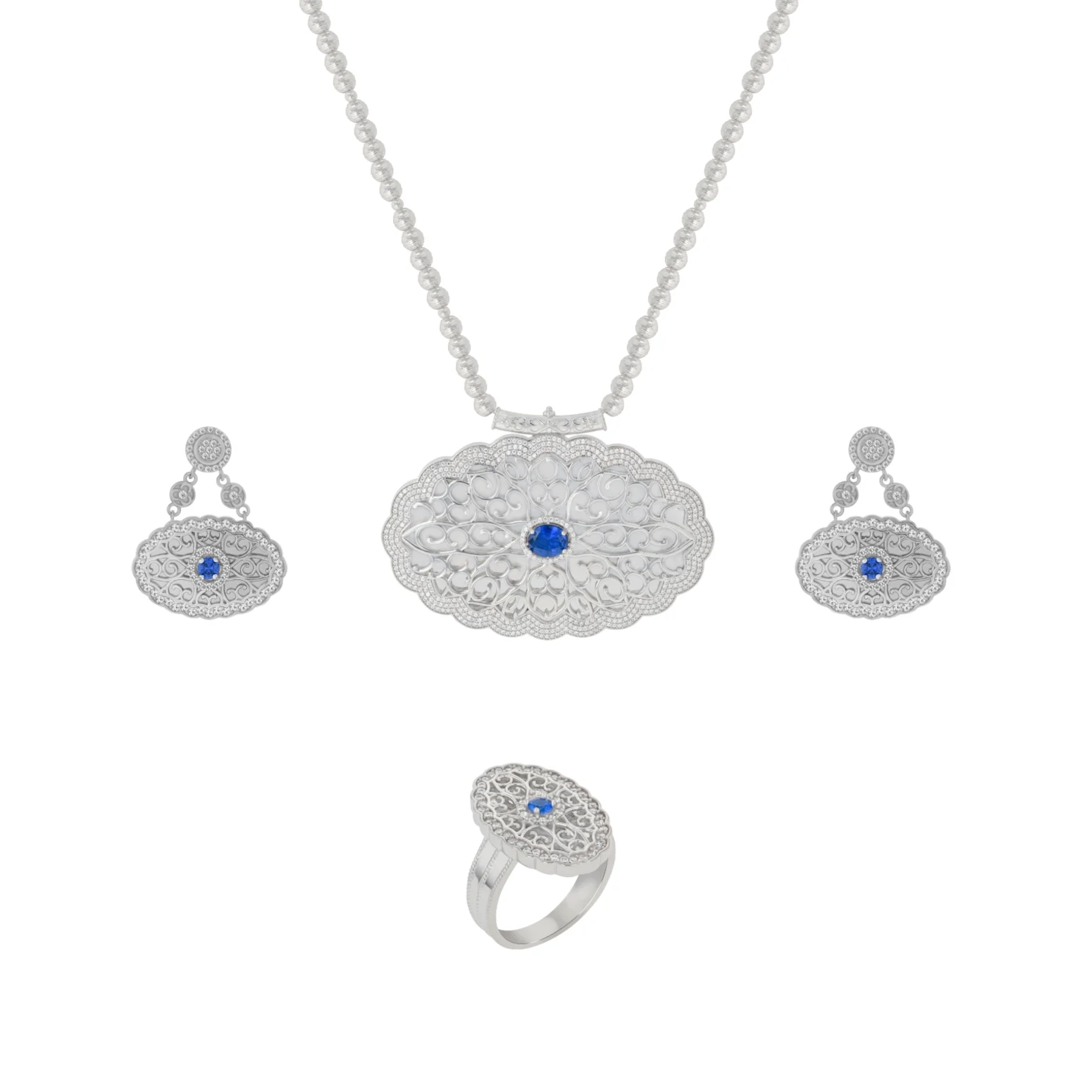 21K Traditional Gold Set