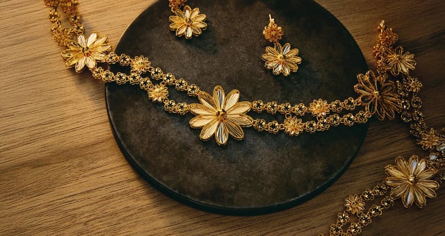 Crafting Floral Gold Jewelry That Lasts Beyond the Season