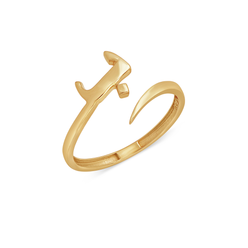 18K Hourouf Gold Ring