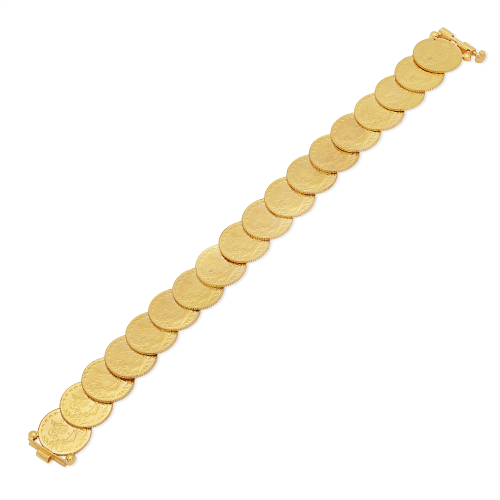 22K Hessa Gold Bracelet from Khazeena Collection