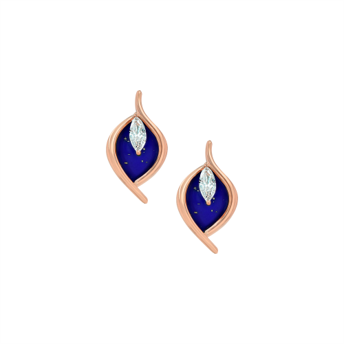 Nelia Blue Diamond Earrings