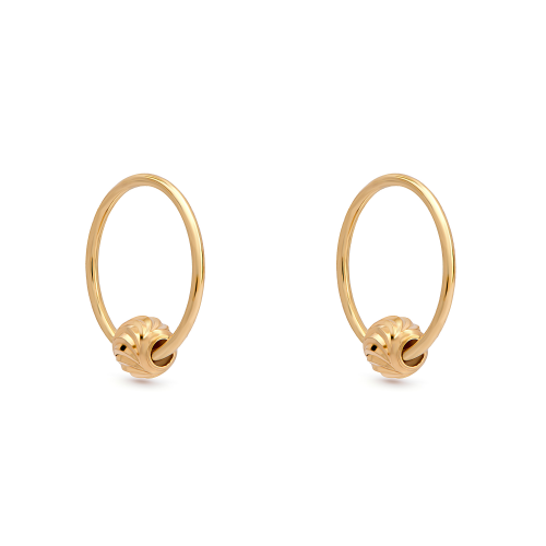 18K Mlamh Gold Earring