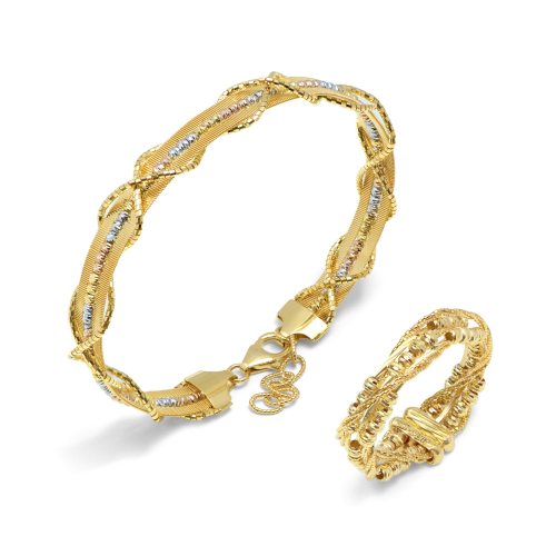 21K Forever Sparkle Gold Set