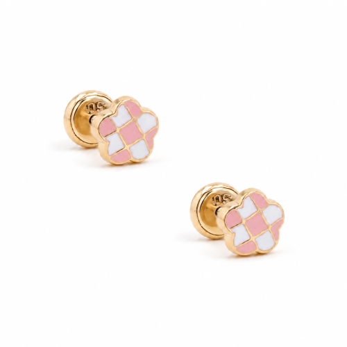 Gold earrings