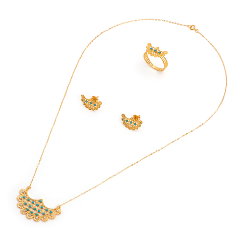21K Ghayda Gold Set