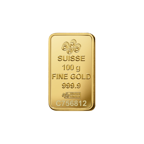 PAMP Fortuna 100 g Gold Bar
