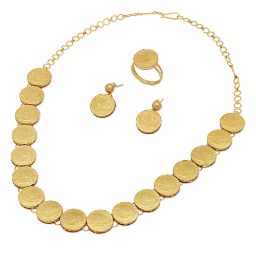 22K Bahiya Gold Set from Khazeena Collection