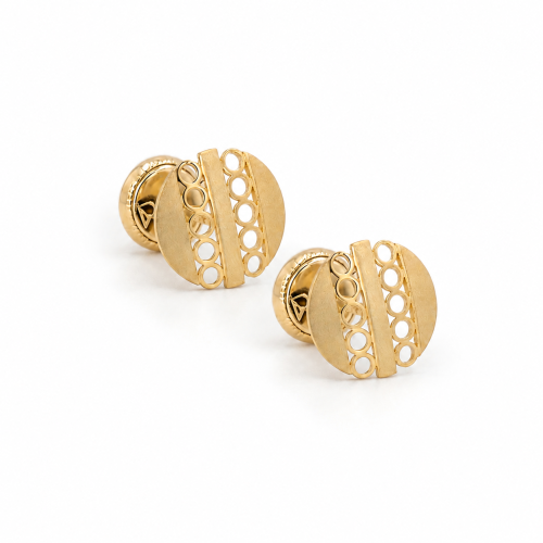 Gold earrings