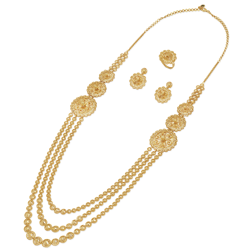 21K Hala Gold Set from Shamsa Collection
