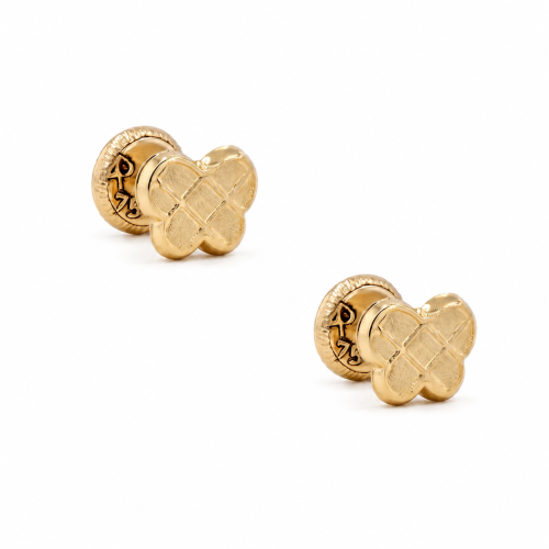 Gold earrings