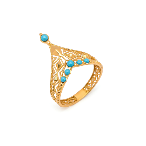 خاتم لفه من الذهب عيار 21 قيراط