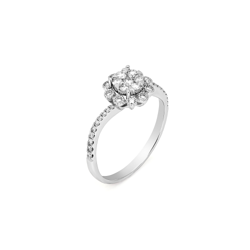 خاتم إيغوارين من الألماس 0.63 قيراط