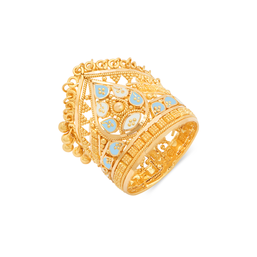 21K Crest Gold Ring