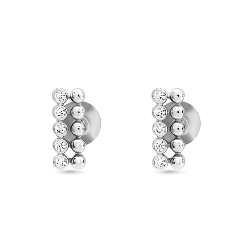 أقراط هولو من الذهب عيار 18 قيراط