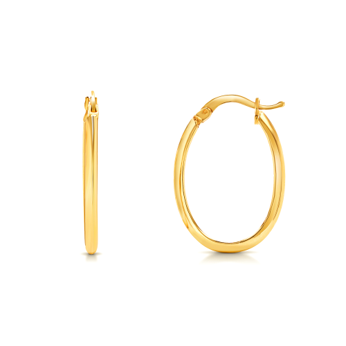 21K  Arc Gold Earrings