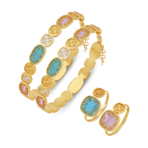 21K Gardenia Gold Set