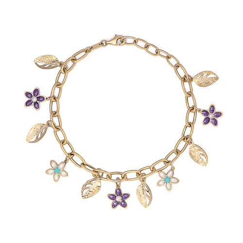 18K Earthy Gold Bracelet
