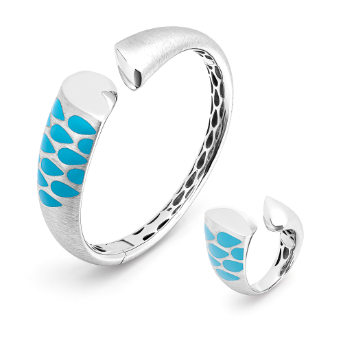 طقم ايسنسيا من الذهب عيار 18 قيراط