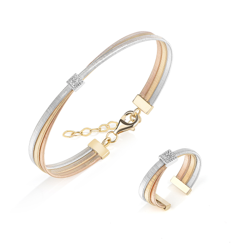 18K Briony Tryst Gold Bracelet Set