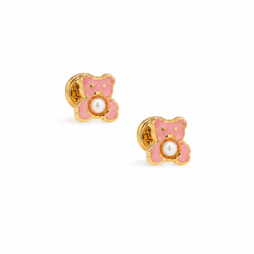 Gold earrings