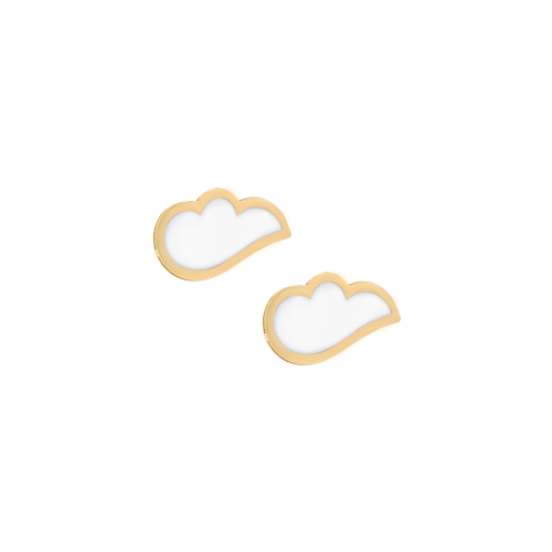 Cloud Gold Earrings