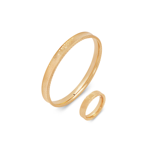 21K Samara Gold Bangle Set