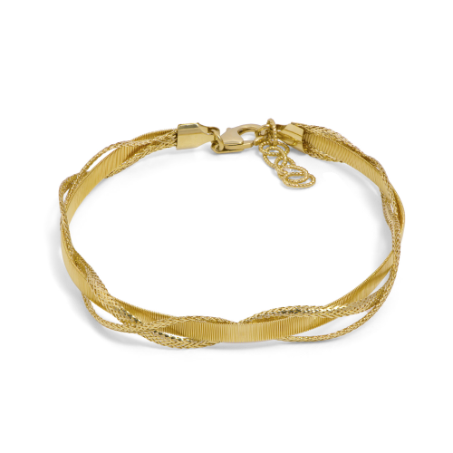 21K Golden Loop Gold Bracelet