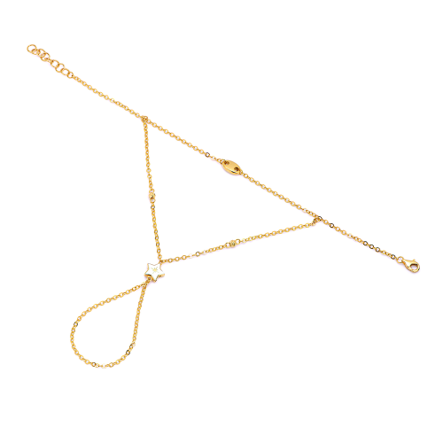 21K Roshana Gold Hand Chain