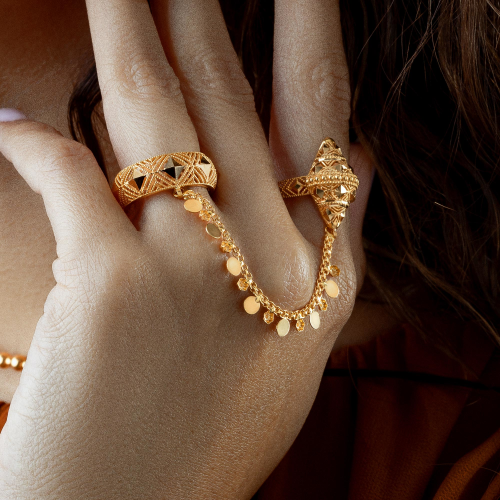 خاتم ذهب عيار 21 أرفيليس