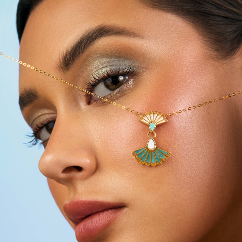 21K Fan Gold Set