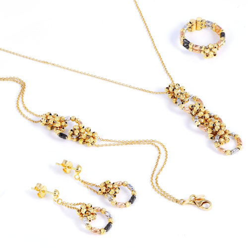 Hanger Florals 18K Gold Set