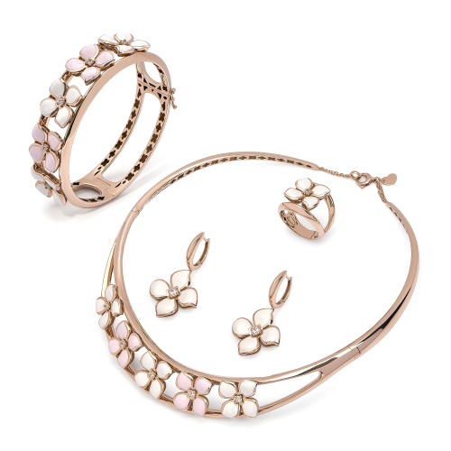 18K Florya Blossom Gold Set