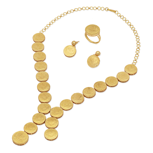 22K Noura Gold Set from Khazeena Collection