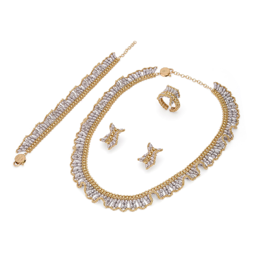 18K Rufayda Ruffle Gold Set