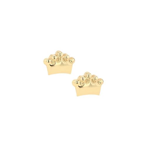 Golden Crown Earrings