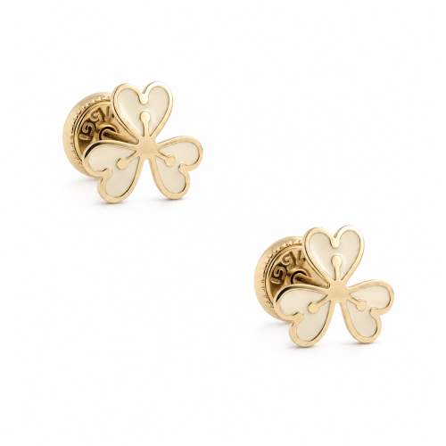 Gold earrings