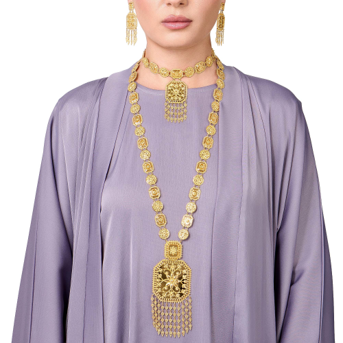 21K Traditional Gold Set from Dalal Collection