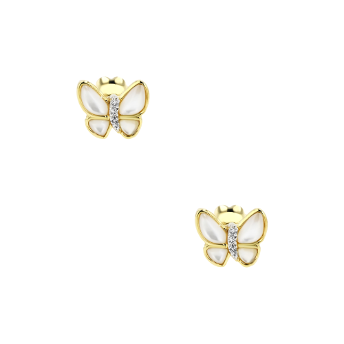 0.02CT Diamond Earring