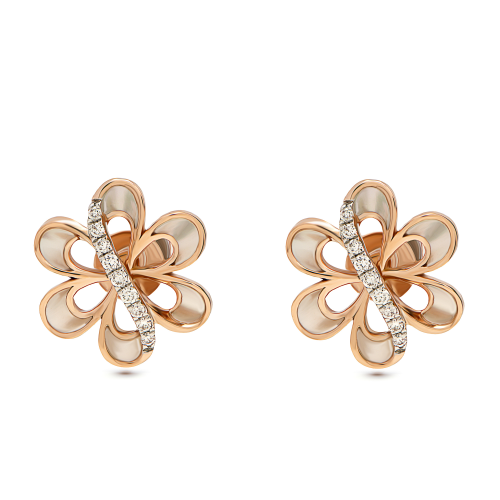 0.07CT Ledan Stud Diamond Earrings