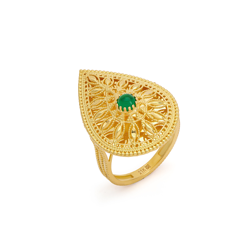 خاتم تراثنا من الذهب عيار 21 قيراط