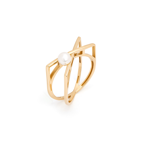 18K Mabe Gold Ring