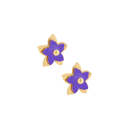 Zahrataan Gold Earrings