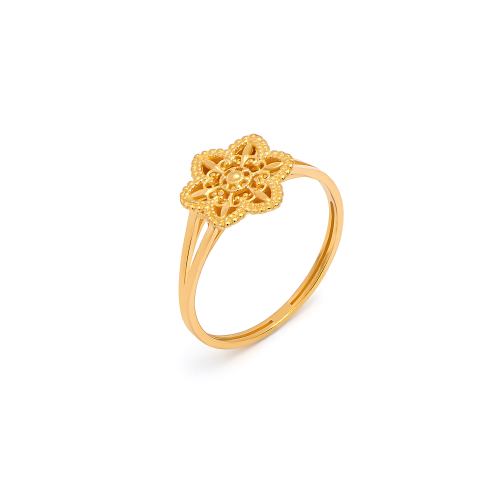21K Mazuona Traditional Gold Kids Ring