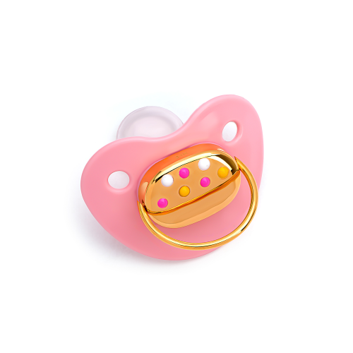 21K Pinky Gold Pacifier