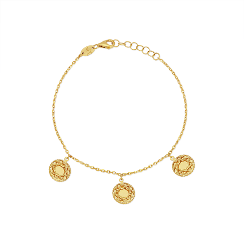 21K Shamsa Gold Bracelet