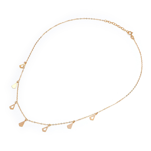 قلادة تيتي من الذهب عيار 18 قيراط