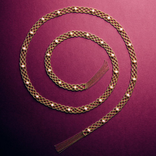 21K Ro`aa Gold Shawl